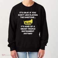 Baritone Funny Smart Baritone Player Women's Sweatshirt thumb 0