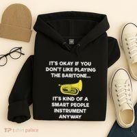 Baritone Funny Smart Baritone Player Hoodie thumb 4
