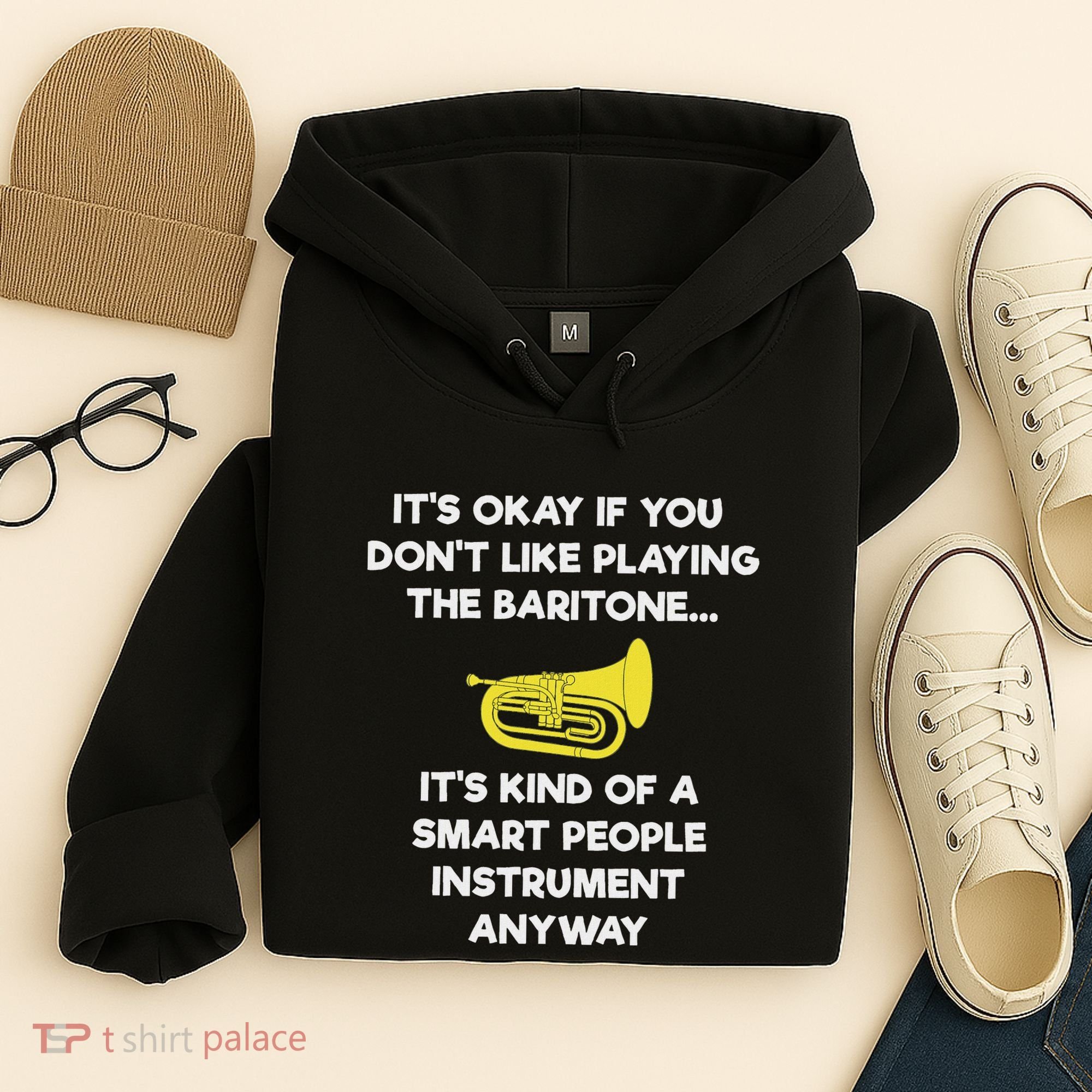 Baritone Funny Smart Baritone Player Hoodie
