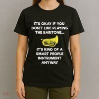 Baritone Funny Smart Baritone Player T-Shirt thumb 4