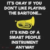 Baritone Funny Smart Baritone Player Tumbler thumb 3