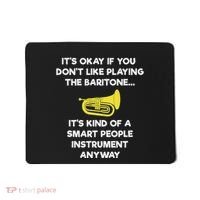 Baritone Funny Smart Baritone Player Mousepad thumb 0