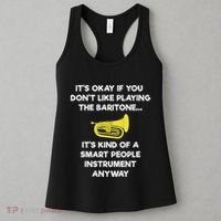 Baritone Funny Smart Baritone Player Women's Tank Top thumb 3