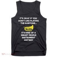 Baritone Funny Smart Baritone Player Tank Top thumb 0