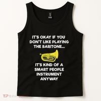 Baritone Funny Smart Baritone Player Tank Top thumb 2