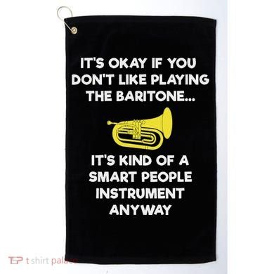 Baritone Funny Smart Baritone Player Golf Towel