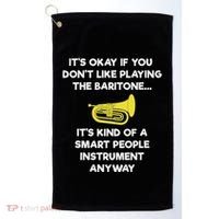 Baritone Funny Smart Baritone Player Golf Towel thumb 0