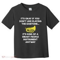 Baritone Funny Smart Baritone Player Toddler T-Shirt thumb 0