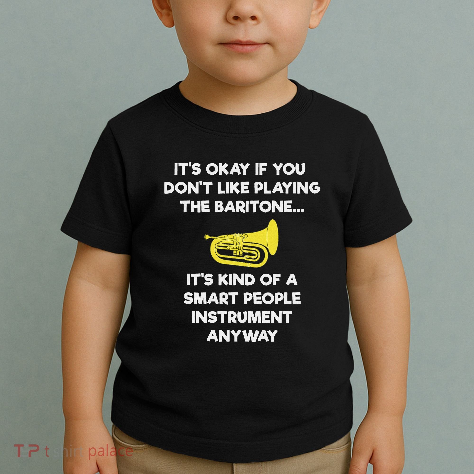 Baritone Funny Smart Baritone Player Toddler T-Shirt
