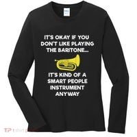 Baritone Funny Smart Baritone Player Women's Long Sleeve Shirt thumb 0