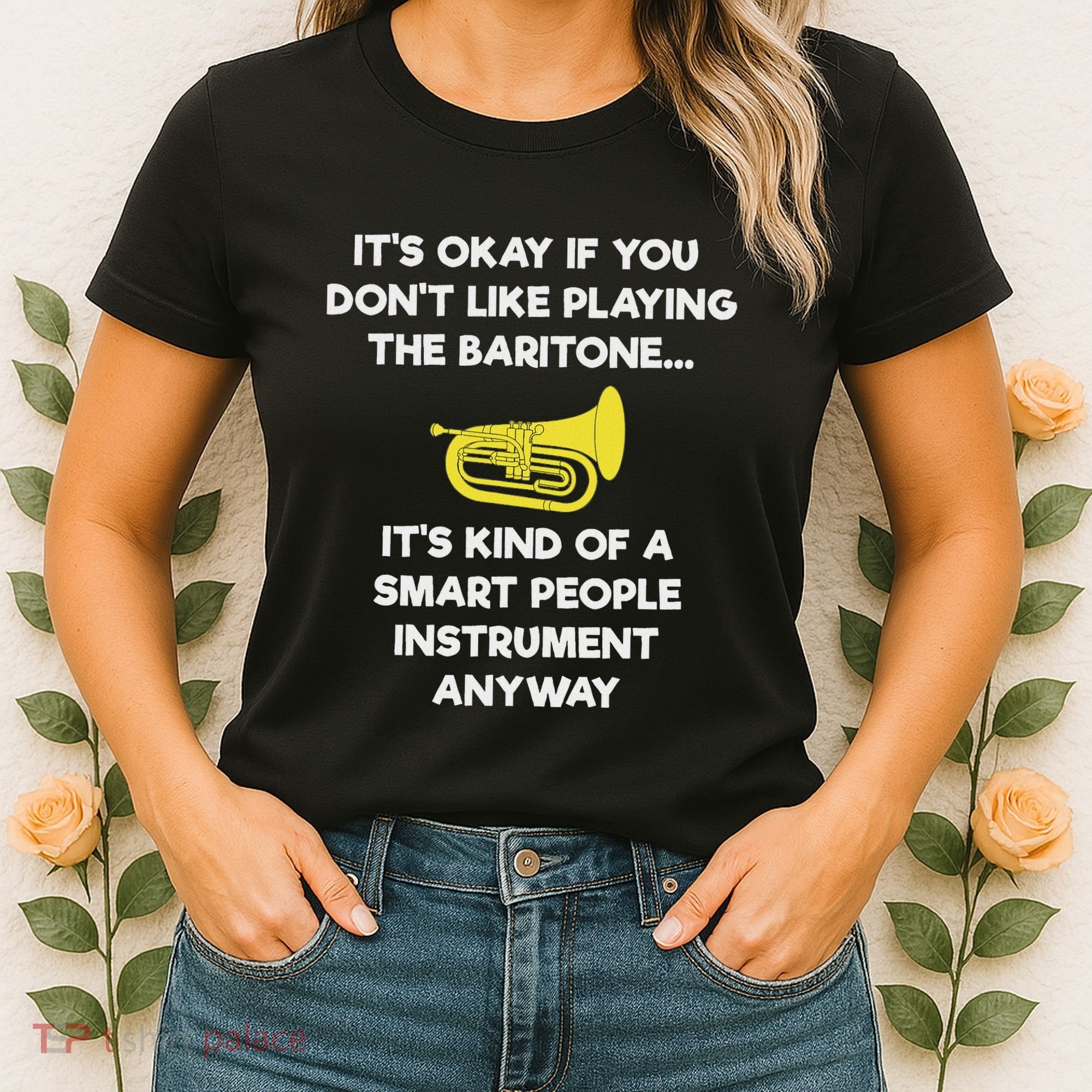 Baritone Funny Smart Baritone Player Women's T-Shirt