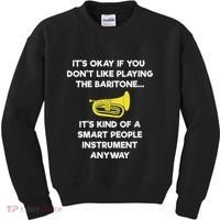 Baritone Funny Smart Baritone Player Kids Sweatshirt thumb 0
