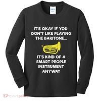 Baritone Funny Smart Baritone Player Kids Long Sleeve Shirt thumb 0