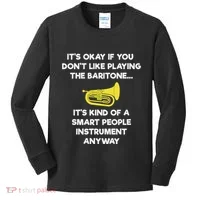 Baritone Funny Smart Baritone Player Kids Long Sleeve Shirt thumb 0