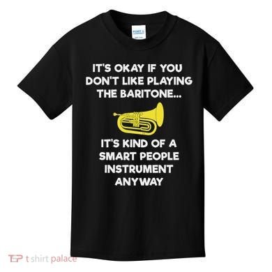 Baritone Funny Smart Baritone Player Kids T-Shirt