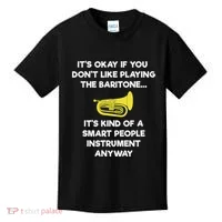 Baritone Funny Smart Baritone Player Kids T-Shirt thumb 0