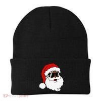 Black Funny Santa Claus Sunglasses Christmas Xmas Beanie thumb 0