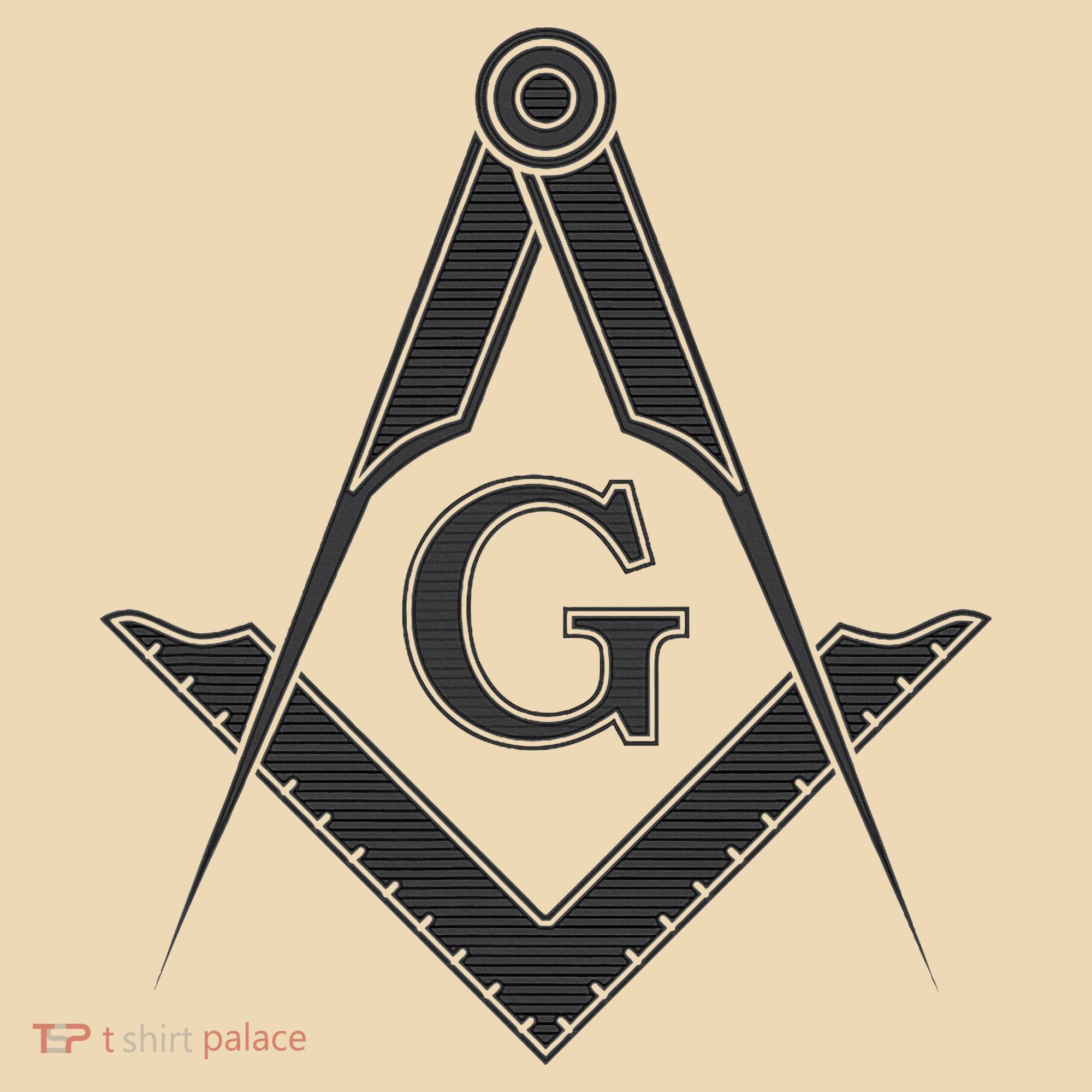 Black Freemason Square And Compass Master Mason Tote Bag