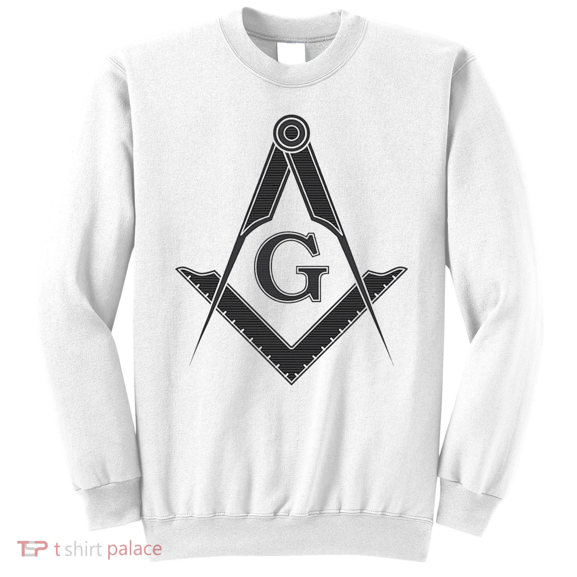 Black Freemason Square And Compass Master Mason Sweatshirt