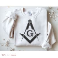 Black Freemason Square And Compass Master Mason Sweatshirt thumb 2