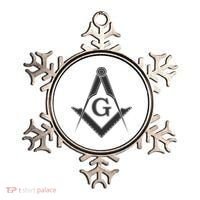 Black Freemason Square And Compass Master Mason Ornament thumb 0
