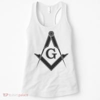 Black Freemason Square And Compass Master Mason Women's Tank Top thumb 0