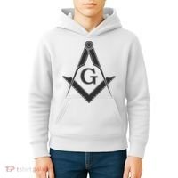 Black Freemason Square And Compass Master Mason Kids Hoodie thumb 4