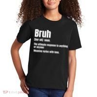 Bruh Funny Saying Sarcastic Novelty Letter Graphic Casual Kids T-Shirt thumb 2