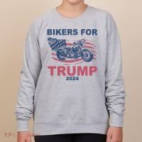 Bikers For Trump 2024 United States Women's Sweatshirt thumb 0