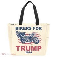Bikers For Trump 2024 United States Tote Bag thumb 0