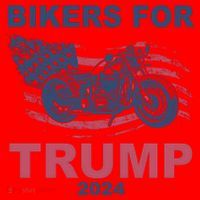 Bikers For Trump 2024 United States Santa Hat thumb 1