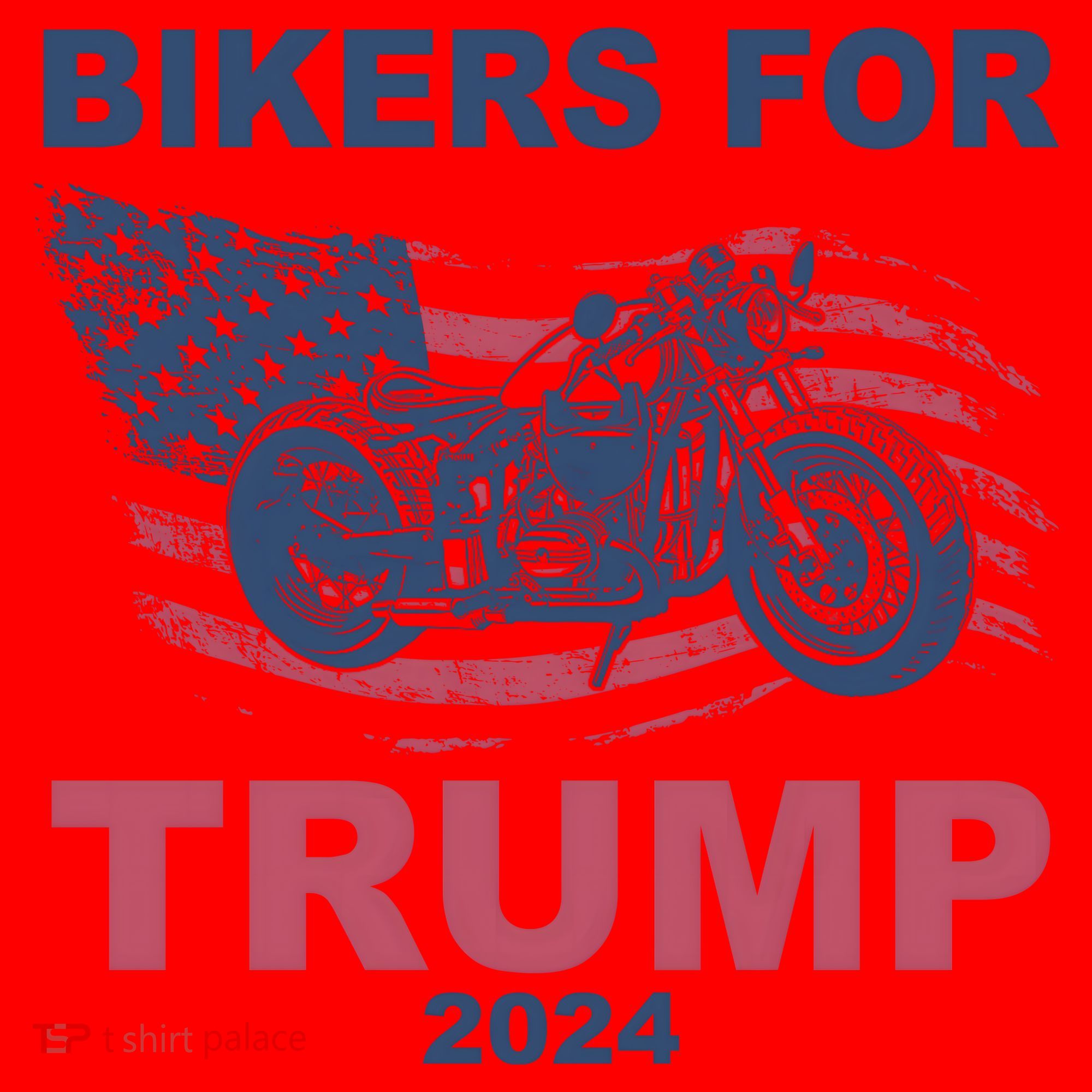 Bikers For Trump 2024 United States Santa Hat