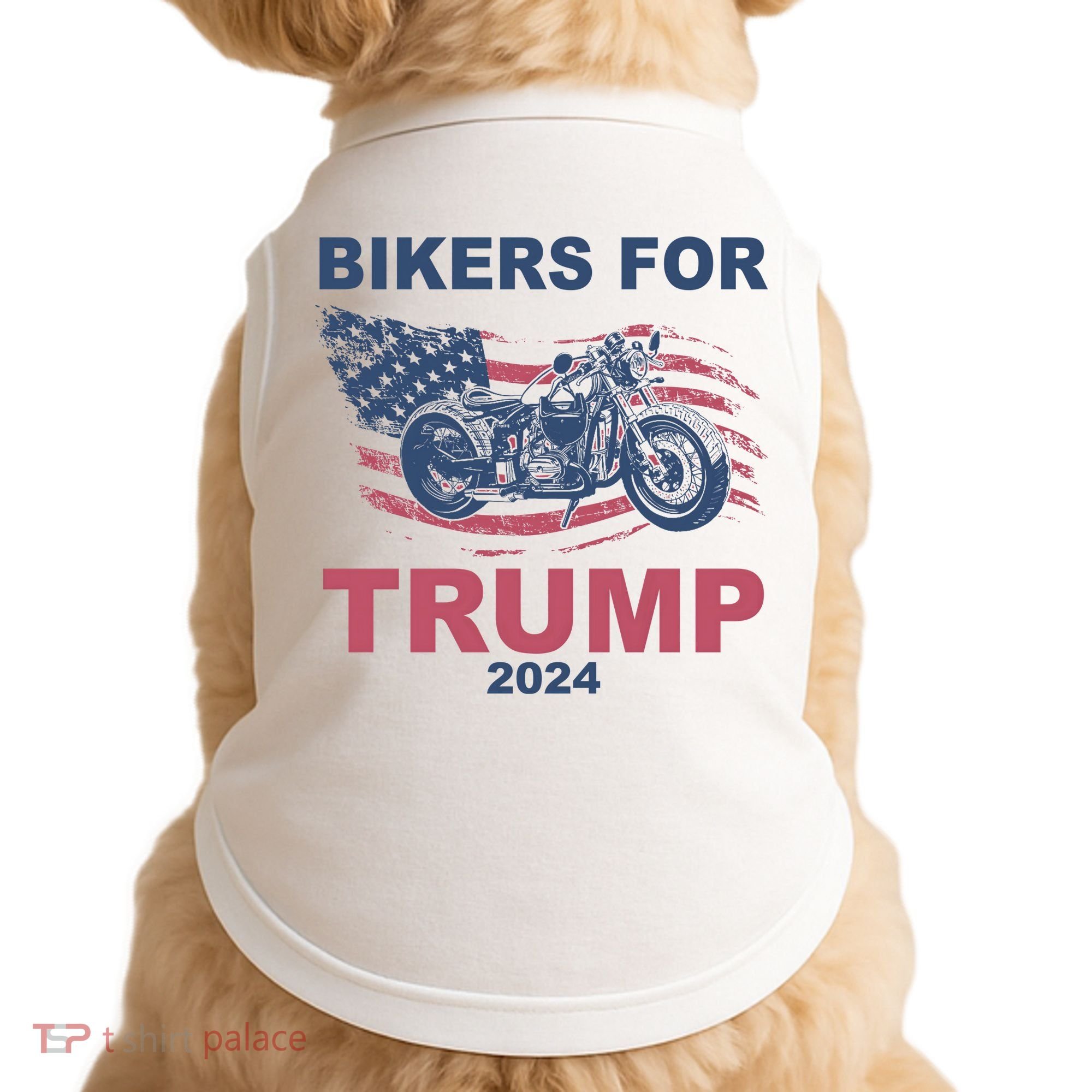Bikers For Trump 2024 United States Doggie Tank