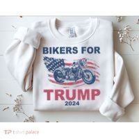 Bikers For Trump 2024 United States Sweatshirt thumb 2