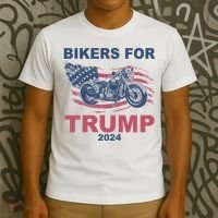 Bikers For Trump 2024 United States T-Shirt thumb 3