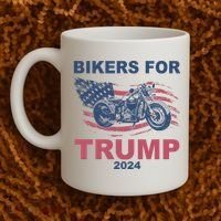Bikers For Trump 2024 United States Coffee Mug thumb 2