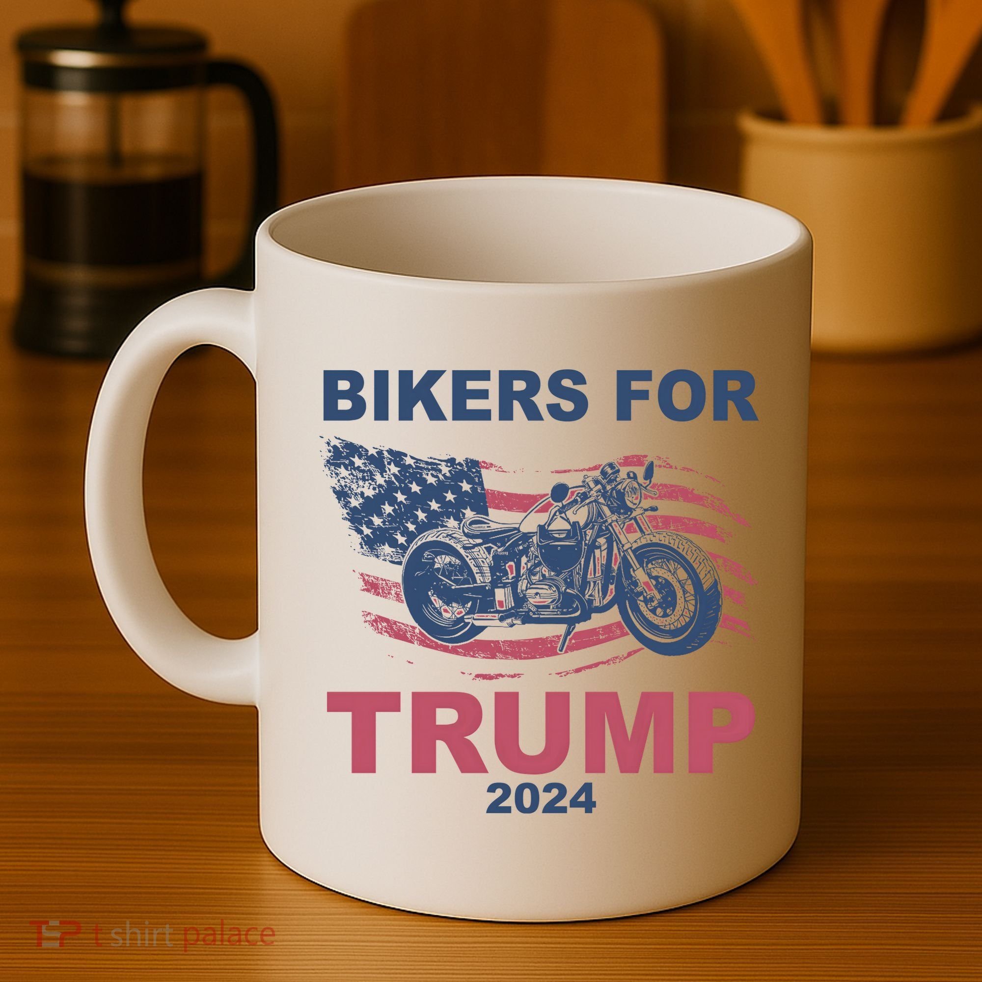 Bikers For Trump 2024 United States Coffee Mug