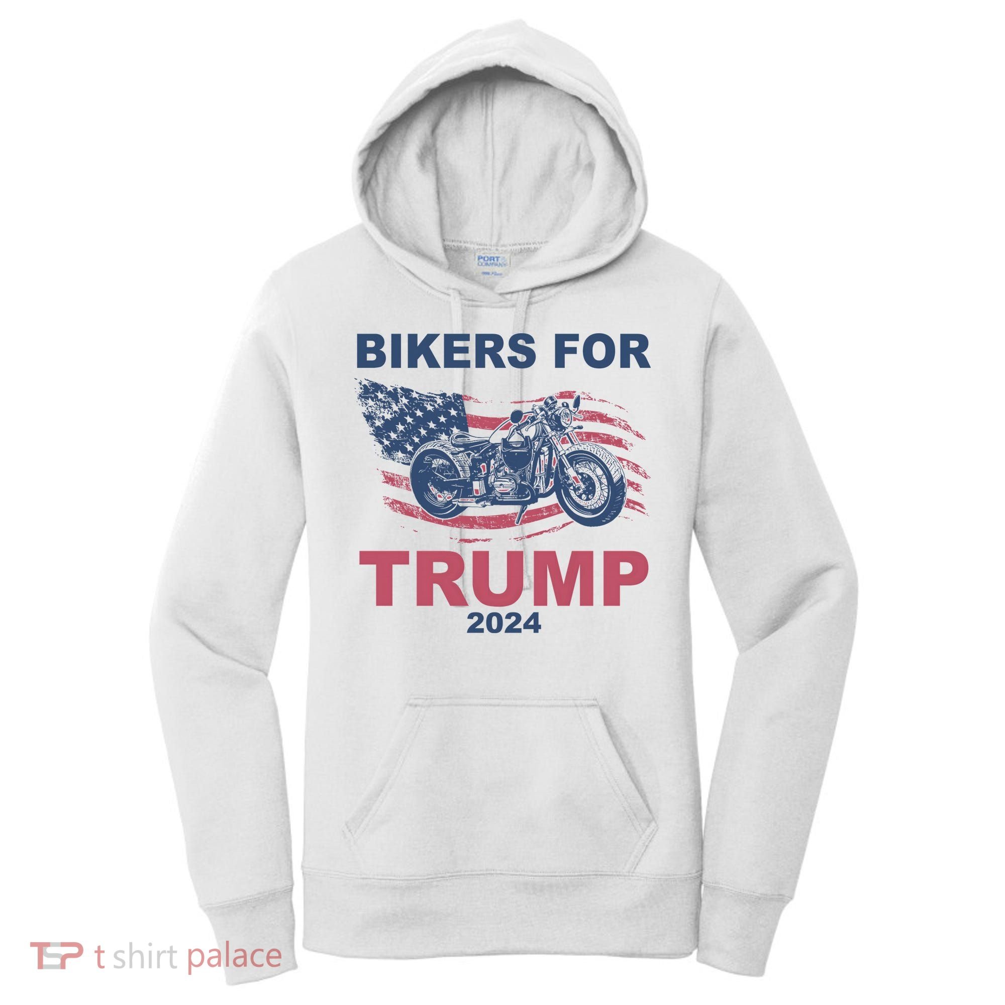 Bikers For Trump 2024 United States Women's Hoodie