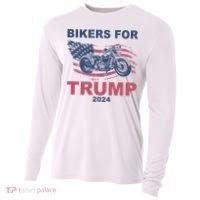 Bikers For Trump 2024 United States Cooling Performance Long Sleeve Crew thumb 0