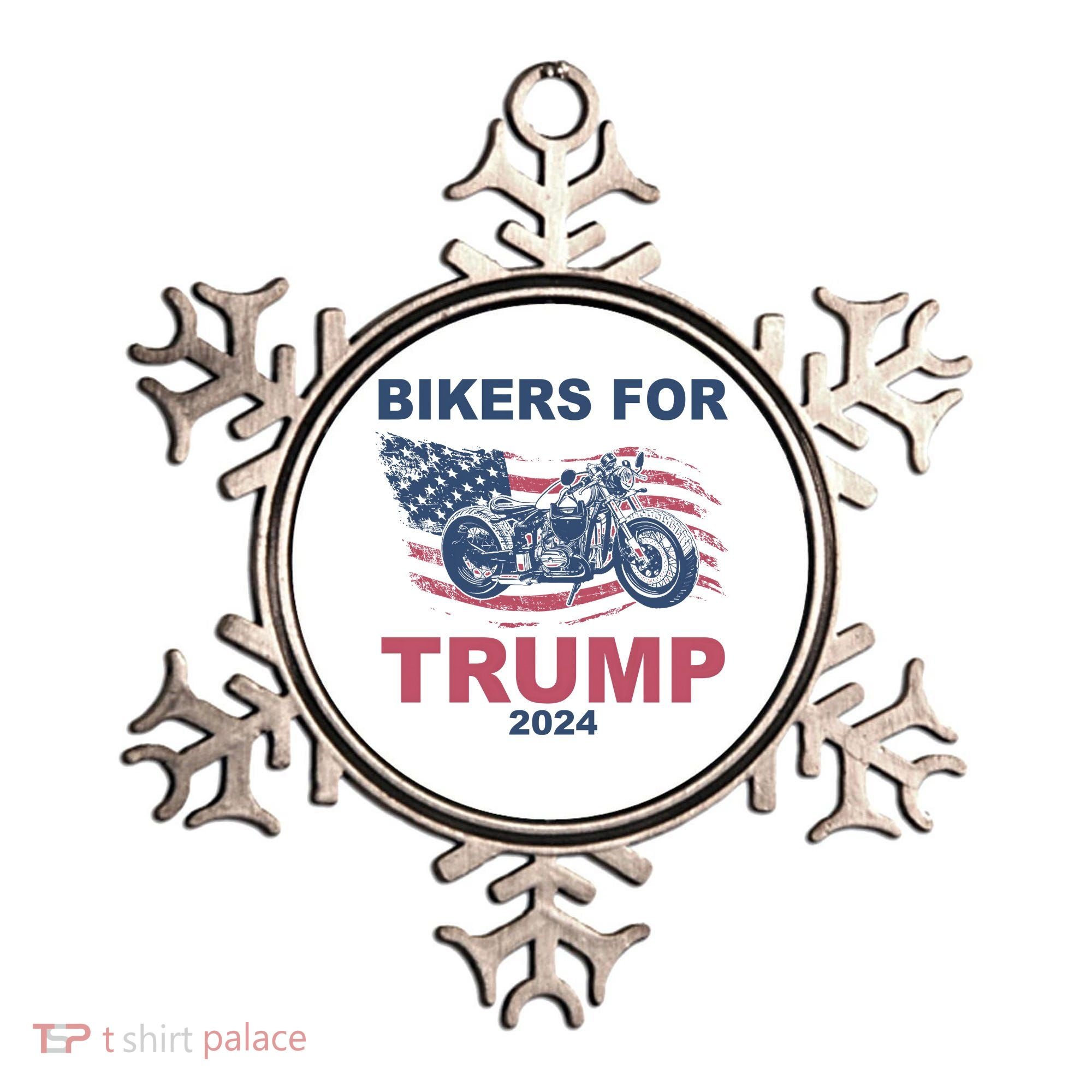 Bikers For Trump 2024 United States Ornament