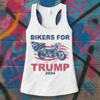 Bikers For Trump 2024 United States Women's Tank Top thumb 3