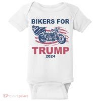 Bikers For Trump 2024 United States Baby Bodysuit thumb 0