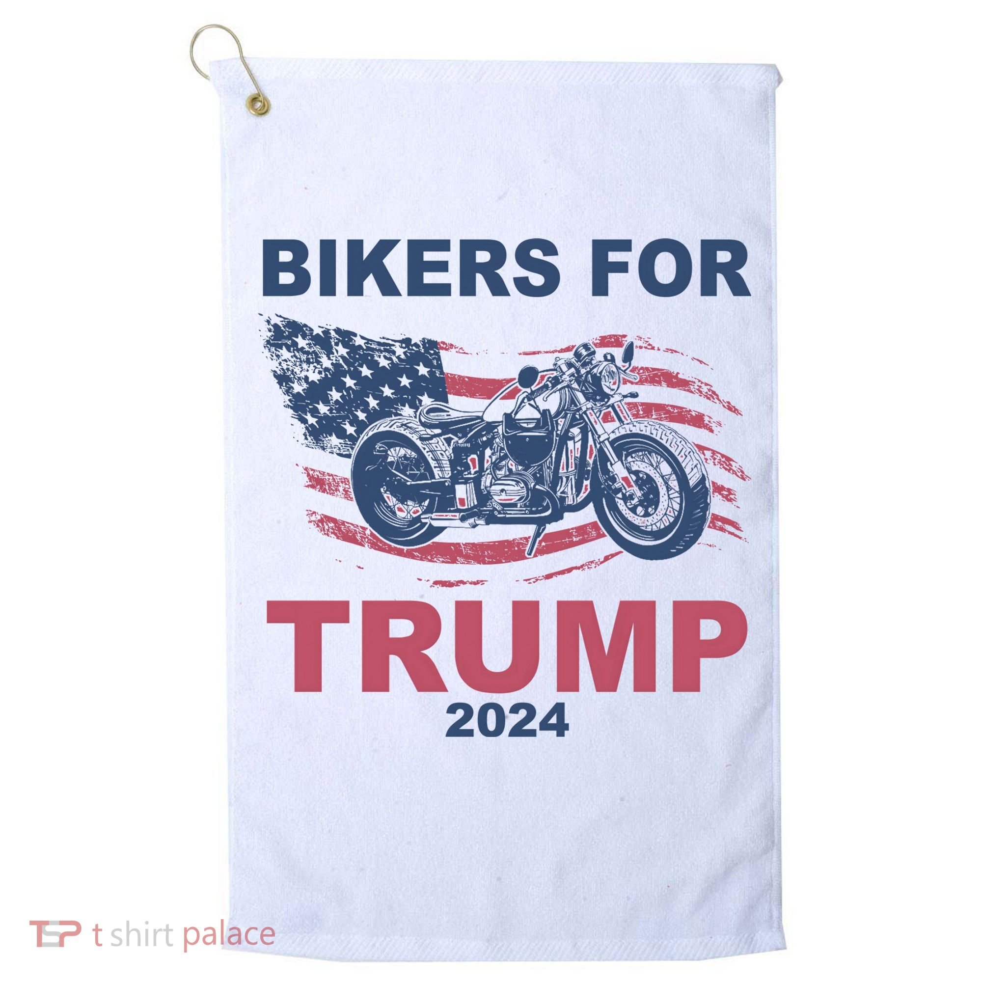 Bikers For Trump 2024 United States Golf Towel