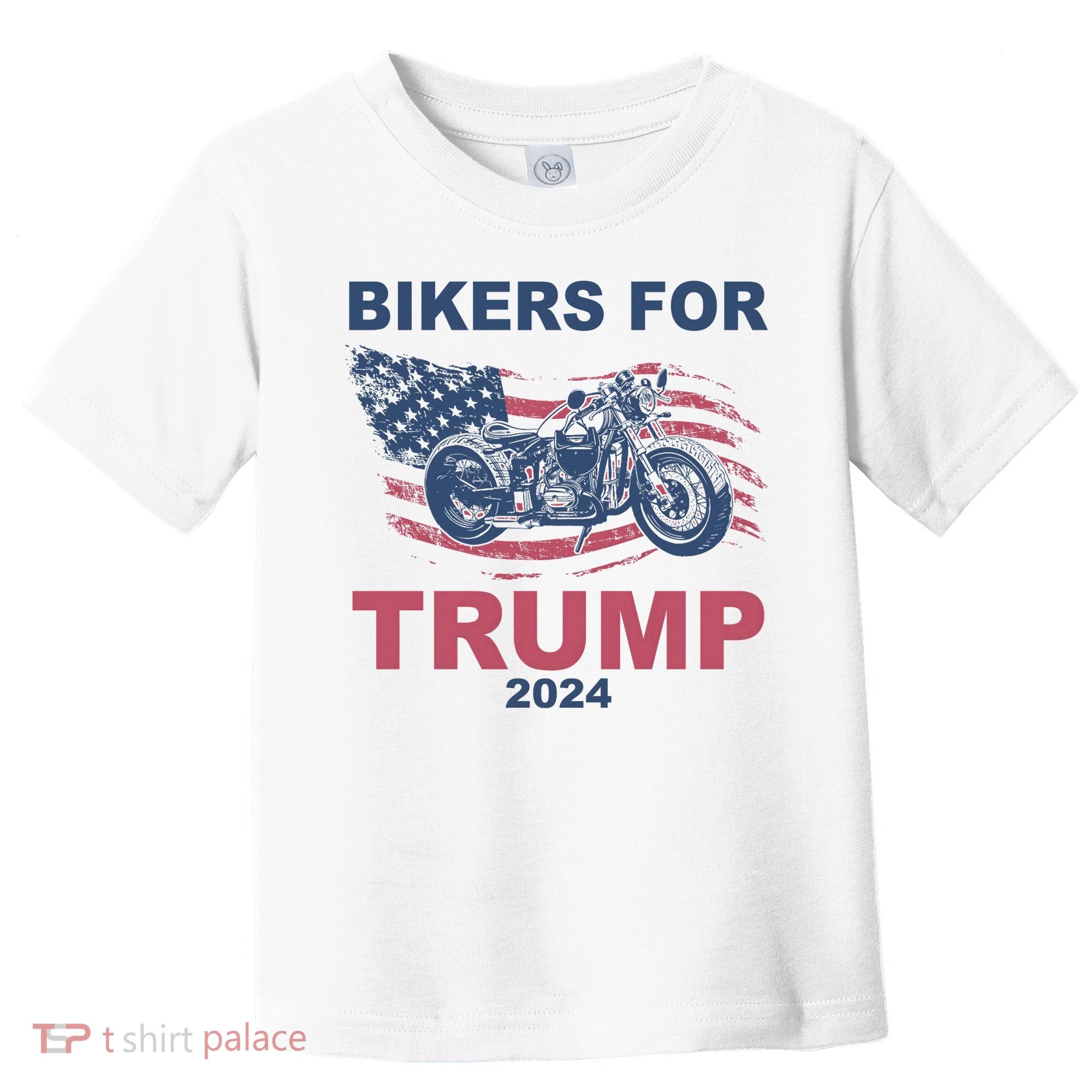 Bikers For Trump 2024 United States Toddler T-Shirt