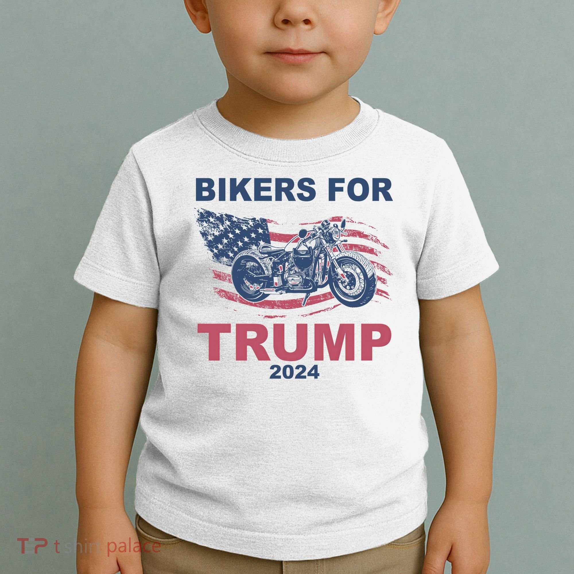 Bikers For Trump 2024 United States Toddler T-Shirt