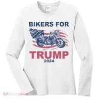 Bikers For Trump 2024 United States Women's Long Sleeve Shirt thumb 0