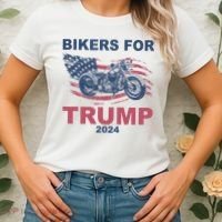 Bikers For Trump 2024 United States Women's T-Shirt thumb 2