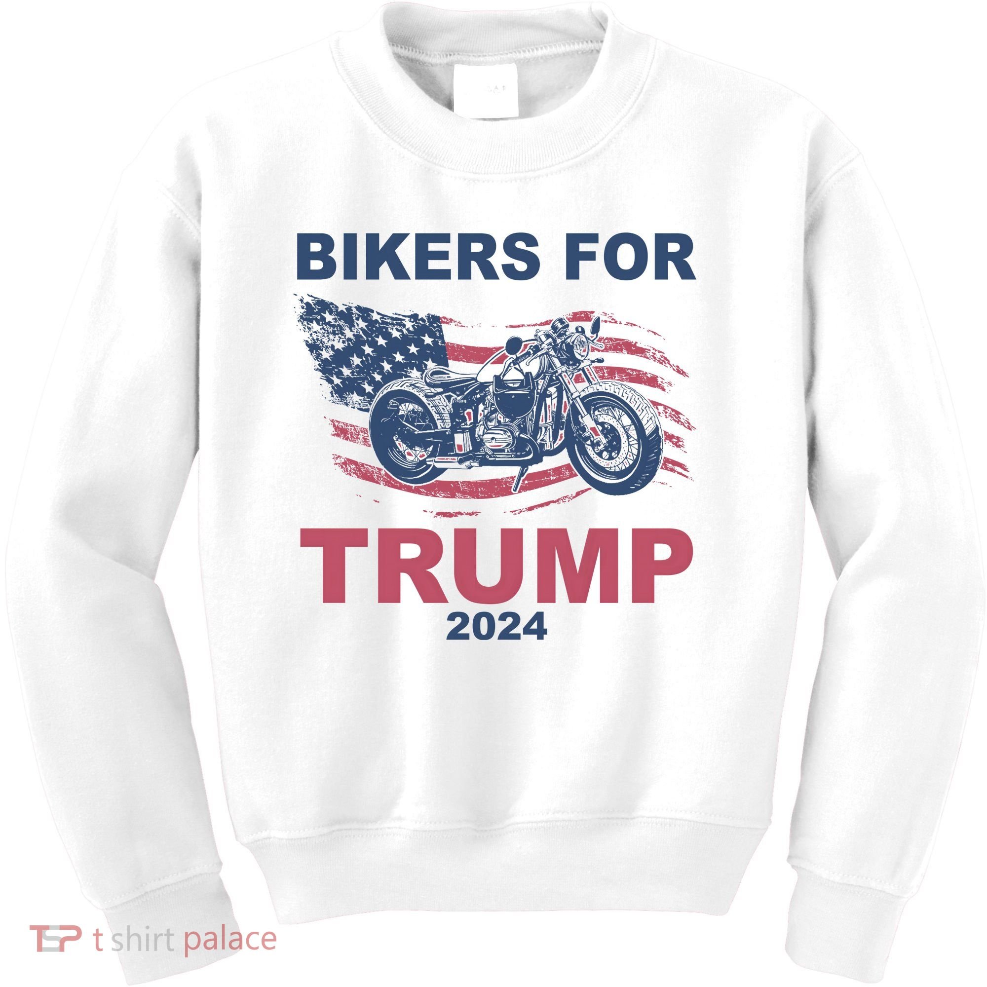 Bikers For Trump 2024 United States Kids Sweatshirt