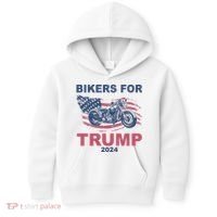 Bikers For Trump 2024 United States Kids Hoodie thumb 0