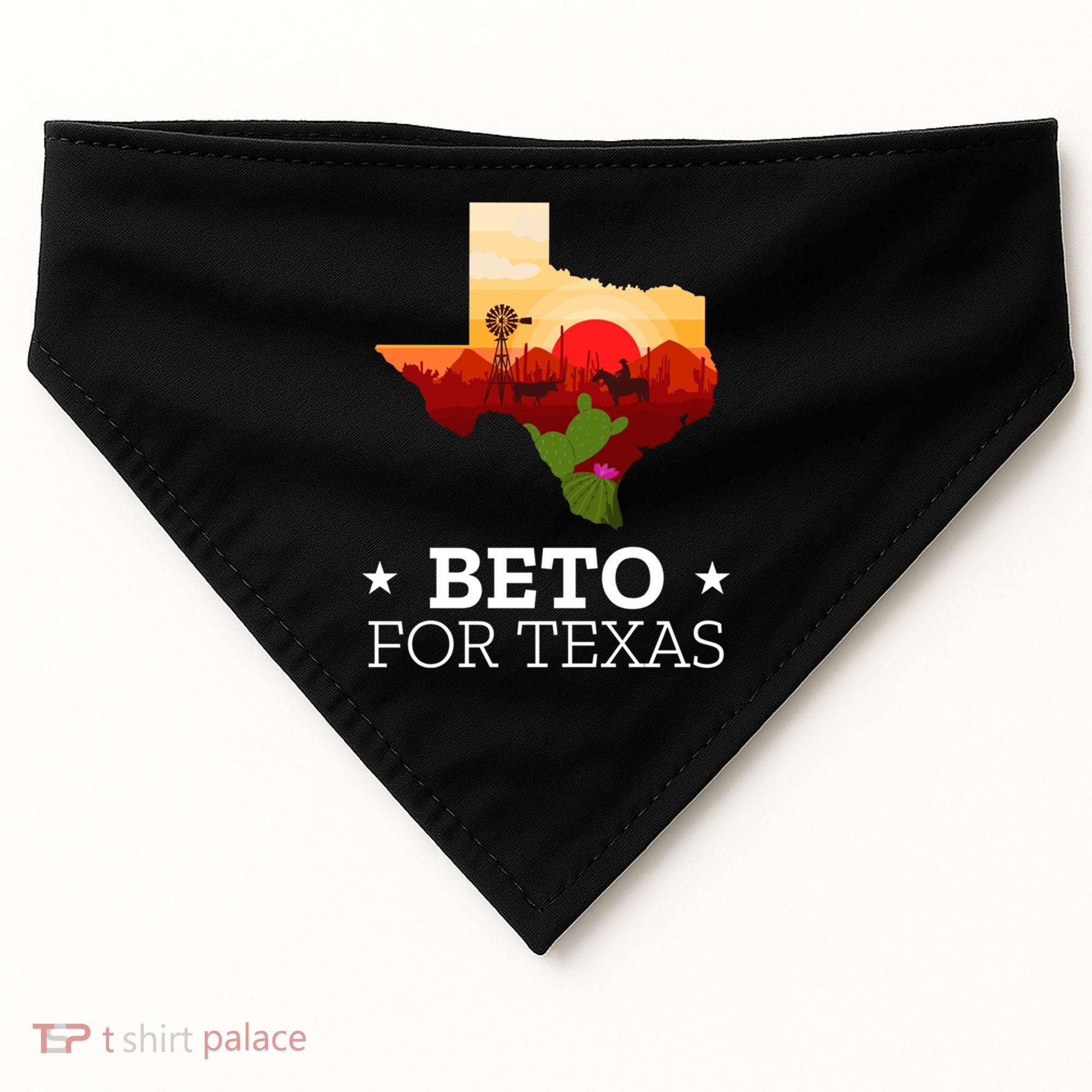 Beto For Texas Beto For Governor USA-Made Doggie Bandana